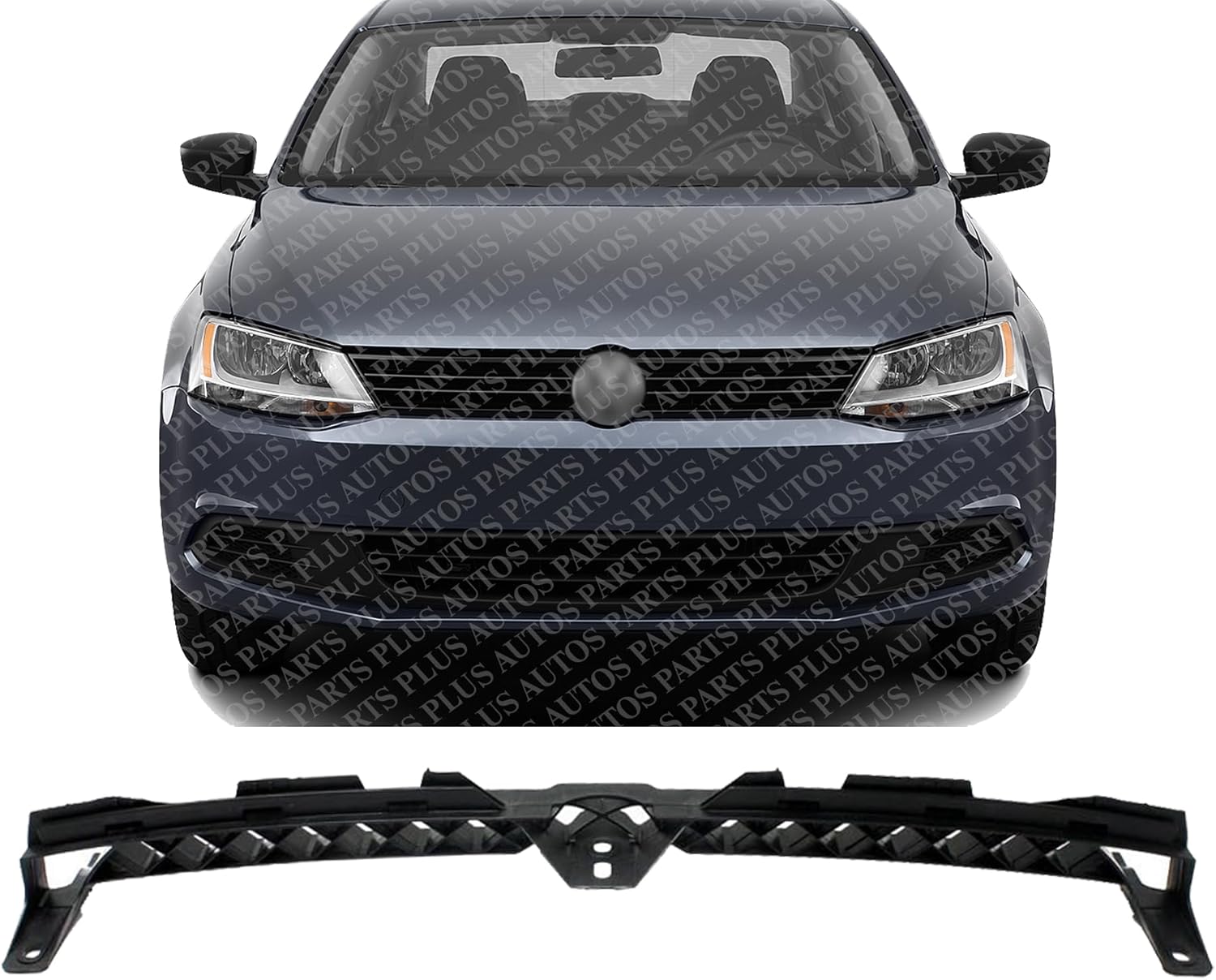 AUTOS PARTS PLUS Front Bumper Face Bar Retainer Bracket Direct Replacement Compatible With 2011-2018 Volkswagen Jetta VW1031100 VW1041100 5C6805706D 5C6805706J