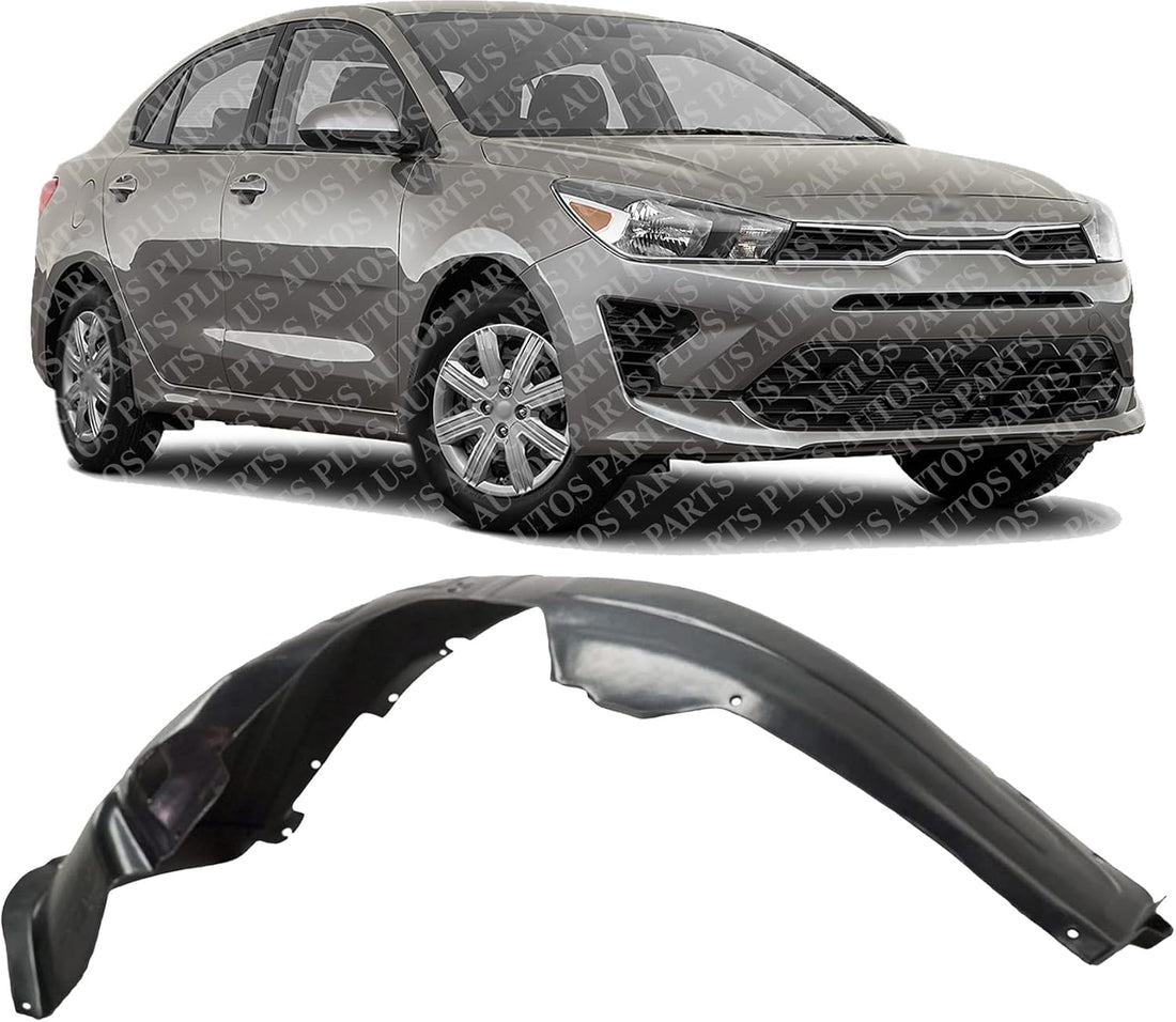 Front Fender Liner Right Passenger Side Direct Replacement Compatible with 2018-2023 Kia Rio KI1249157 86812H9000