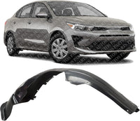 Front Fender Liner Right Passenger Side Direct Replacement Compatible with 2018-2023 Kia Rio KI1249157 86812H9000