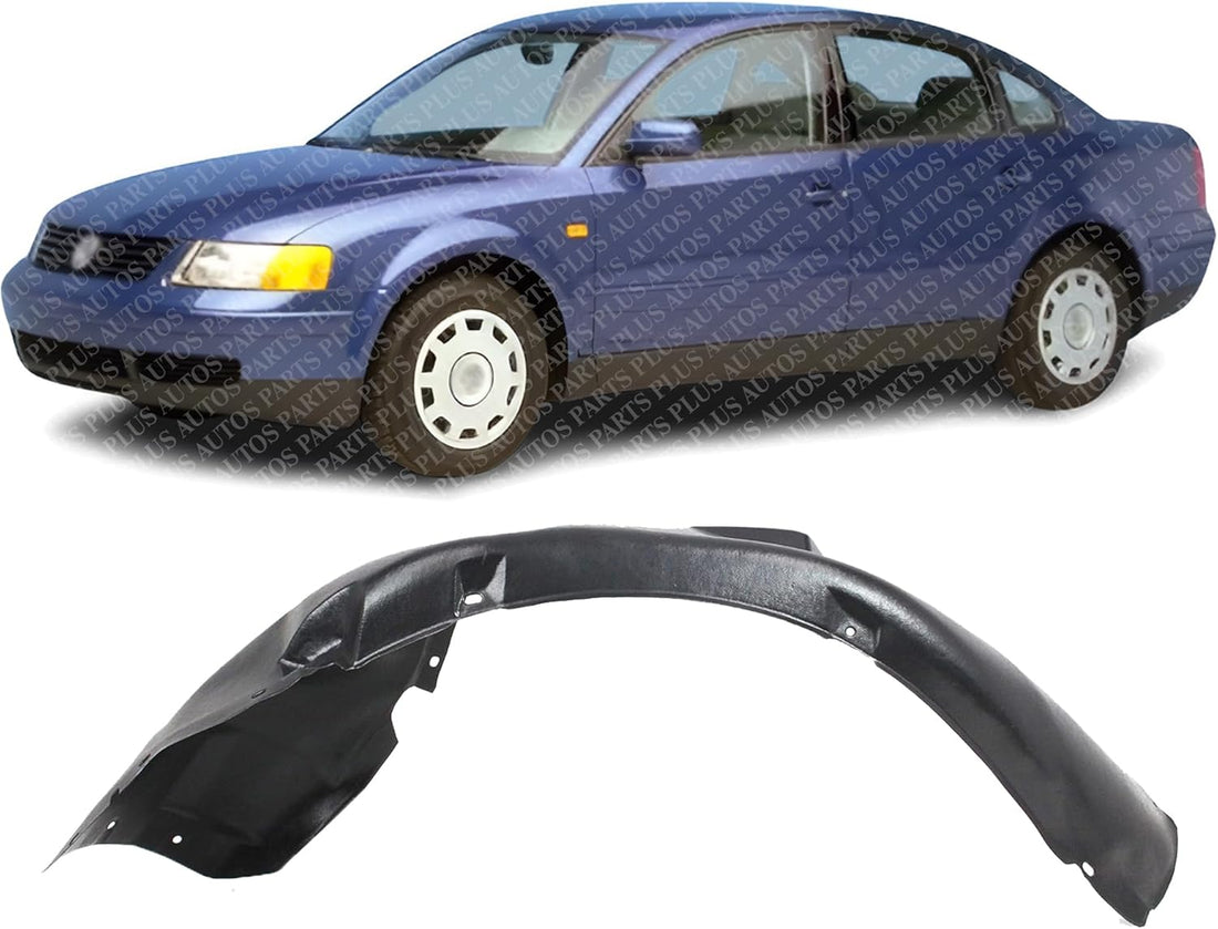Front Fender Liner Left Driver Side Direct Replacement Compatible With 1998-2001 Volkswagen Passat VW1250102 3B0809961D01C