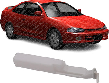 Front Coolant Reservoir With Cap Direct Replacement Compatible With 1997-2002 Mitsubishi Mirage MI3014102 MR188696