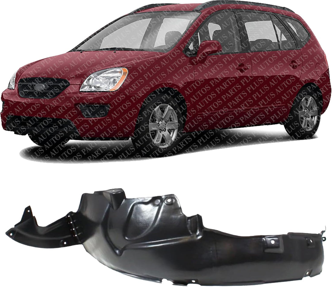 Front Fender Liner Left Driver Side Direct Replacement Compatible With 2007-2012 Kia Rondo KI1248106 868111D051