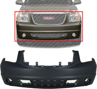 Front Bumper Cover Primed Direct Replacement Compatible With 2007-2014 GMC Yukon GM1000818 25890766