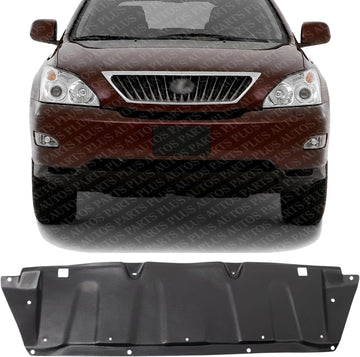 AUTOS PARTS PLUS Front Engine Splash Shield Under Cover Plastic Direct Replacement Compatible with 2004-2006 Lexus RX330 / 2007-2009 RX350 LX1228125 514410E010