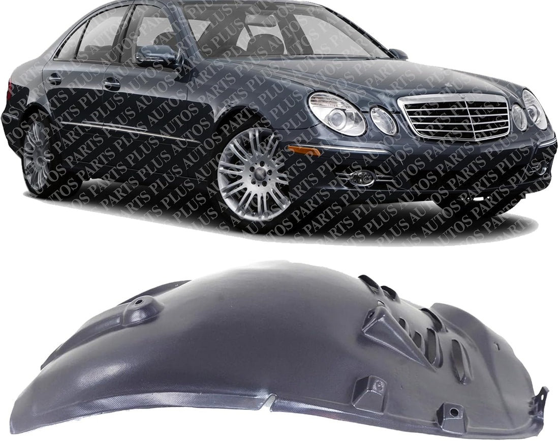 Front Section Fender Liner Right Passenger Side Direct Replacement Compatible With 2003-2009 Mercedes Benz E-Class MB1251100 2116980230