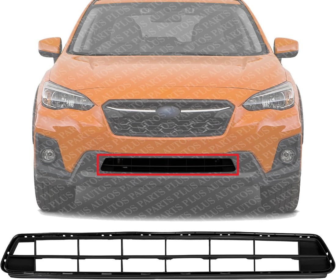 Front Bumper Lower Grille Primed Plastic Direct Replacement Compatible With 2018-2020 Subaru Crosstrek SU1036103 57731FL110