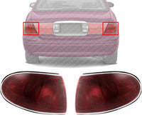 Set Of 2 Tail Light Outer Left Driver & Right Passenger Side Direct Replacement Compatible With 2001-2005 Buick LeSabre GM2800151 GM2801151 15228559 15228560