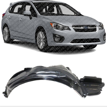 AUTOS PARTS PLUS Front Fender Liner Right Passenger Side Direct Replacement Compatible With 2012-2014 Subaru Impreza / 2013-2017 Crosstrek SU1249124 59110FJ000