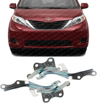 Set of 2 Front Hood Hinge Right Passenger & Left Driver Side Direct Replacement Compatible with 2011-2020 Toyota Sienna TO1236169 TO1236170 5342008020 5341008020