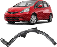 Front Fender Liner Left Driver Side Direct Replacement Compatible With 2009-2014 Honda Fit HO1248132 74150TK6A52