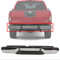 Rear Bumper Step Pad Chrome Without Mounting Bracket Direct Replacement Compatible With 2005-2019 Nissan Frontier NI1103146 850309BF0A-PFM