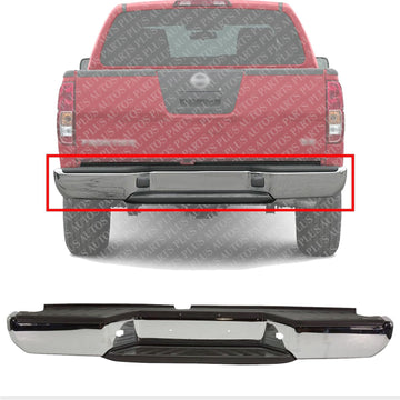 Rear Bumper Step Pad Chrome Without Mounting Bracket Direct Replacement Compatible With 2005-2019 Nissan Frontier NI1103146 850309BF0A-PFM