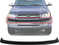 Front Bumper Upper Cover Textured Plastic Direct Replacement Compatible With 2000-2006 Toyota Tundra TO1000198 521190C010