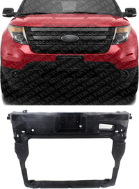 Front Radiator Support Assembly Plastic Direct Replacement Compatible With 2011-2015 Ford Explorer FO1225206 BB5Z16138A