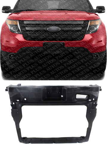 Front Radiator Support Assembly Plastic Direct Replacement Compatible With 2011-2015 Ford Explorer FO1225206 BB5Z16138A