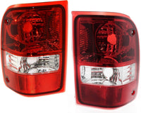 Set Of 2 Tail Light Left Driver & Right Passenger Side Direct Replacement Compatible With 2009 Ford Ranger FO2818121 FO2819111 6L5Z13404A 6L5Z13405AA