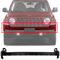 Front Bumper Upper Cover Primed Direct Replacement Compatible With 2011-2017 Jeep Patriot CH1014103 68091521AA