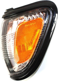 Front Corner Light Assembly With Black Trim Left Driver Side Direct Replacement Compatible With 2001-2004 Toyota Tacoma TO2520163 8162004090C0