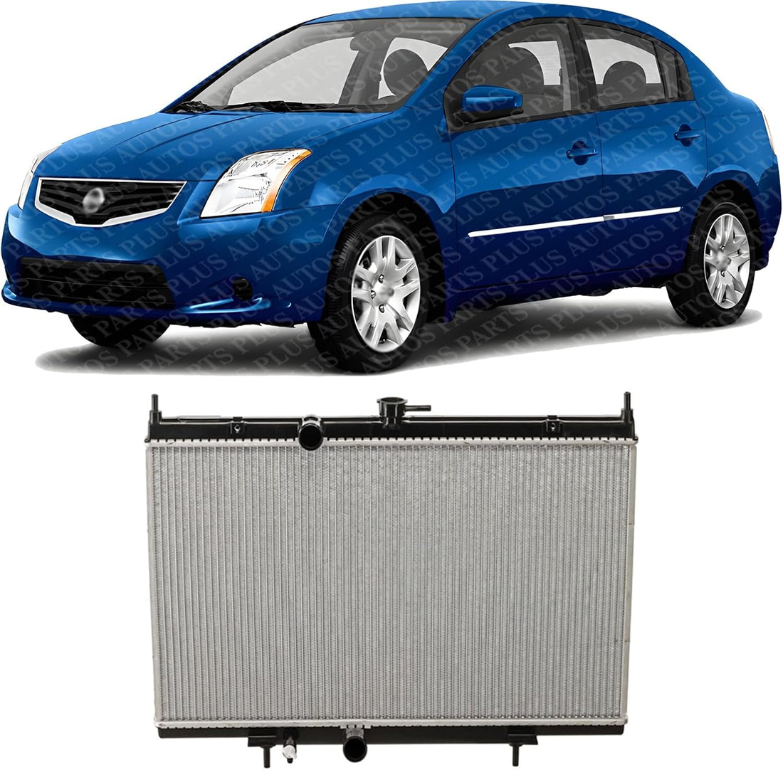 Front Radiator Aluminum Core Direct Replacement Compatible With 2007-2012 Nissan Sentra NI3010211 21400ET000