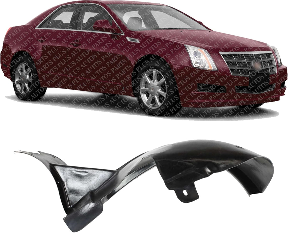 Front Section Fender Liner Cover Extension Right Passenger Side Direct Replacement Compatible With 2004-2009 Cadillac SRX GM1249171 15926323