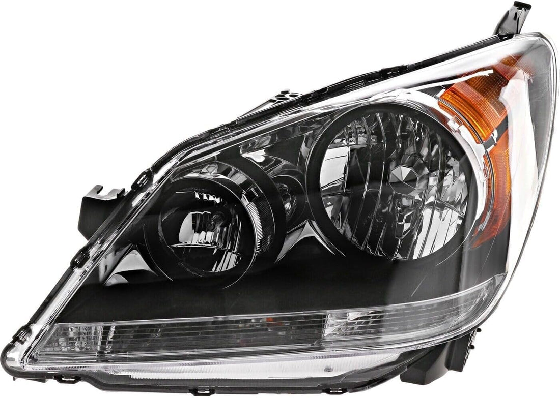 Front Headlight Assembly Halogen Left Driver Side Direct Replacement Compatible With 2008-2010 Honda Odyssey HO2502136 33150SHJA51