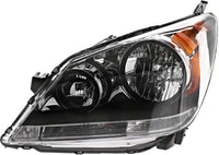 Front Headlight Assembly Halogen Left Driver Side Direct Replacement Compatible With 2008-2010 Honda Odyssey HO2502136 33150SHJA51