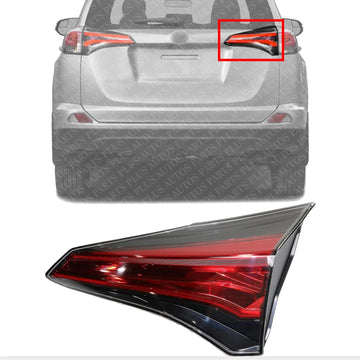 Tail Light Inner Assembly Right Passenger Side Direct Replacement Compatible With 2016-2018 Toyota RAV4 TO2803133 815800R031