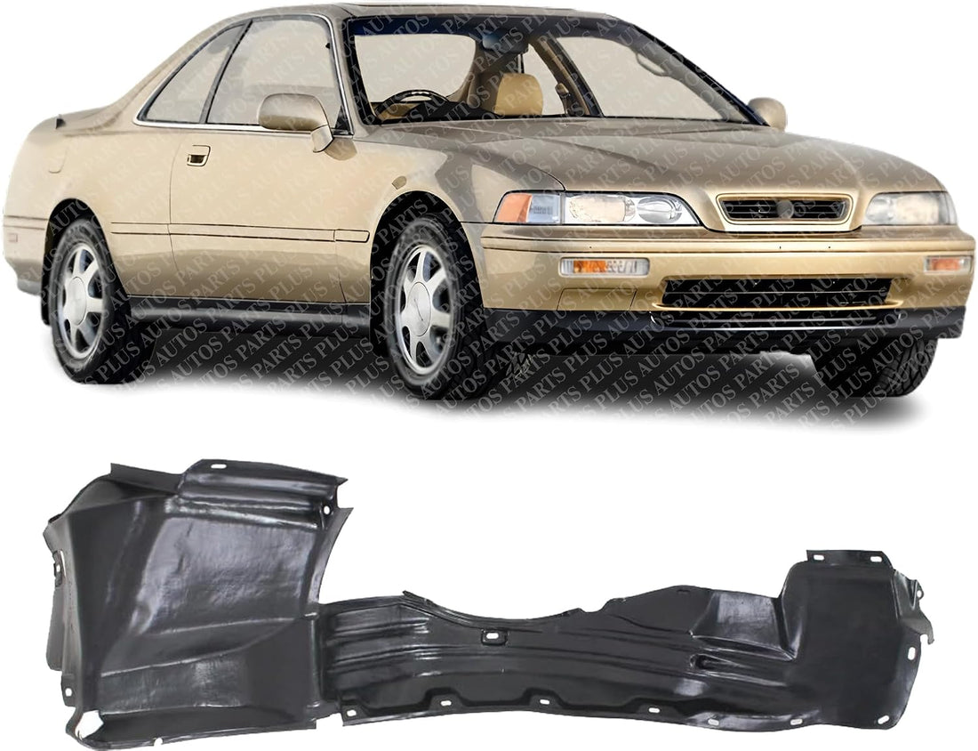 Front Fender Liner Right Passenger Side Direct Replacement Compatible with 1991-1995 Acura Legend AC1249104 74101SP1000