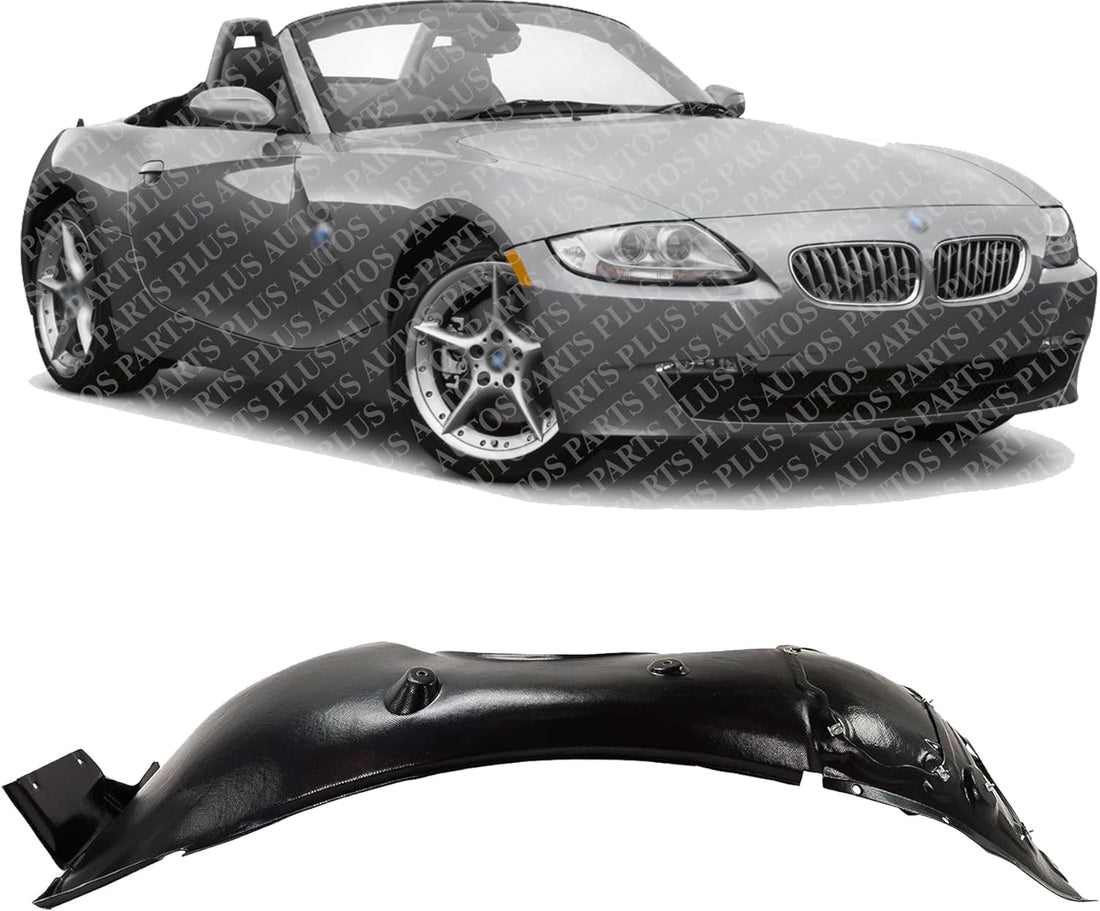 Front Fender Liner Right Passenger Side Direct Replacement Compatible With 2003-2008 BMW Z4 BM1249113 51717012728