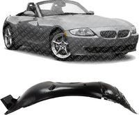 Front Fender Liner Right Passenger Side Direct Replacement Compatible With 2003-2008 BMW Z4 BM1249113 51717012728