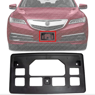 AUTOS PARTS PLUS Front License Plate Bracket Direct Replacement Compatible with 2015-2017 Acura TLX AC1068101 71145TZ3A00