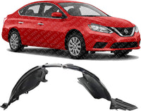 Front Fender Liner Right Passenger Side Direct Replacement Compatible with 2017-2019 Nissan Sentra NI1249162 638404FU0A