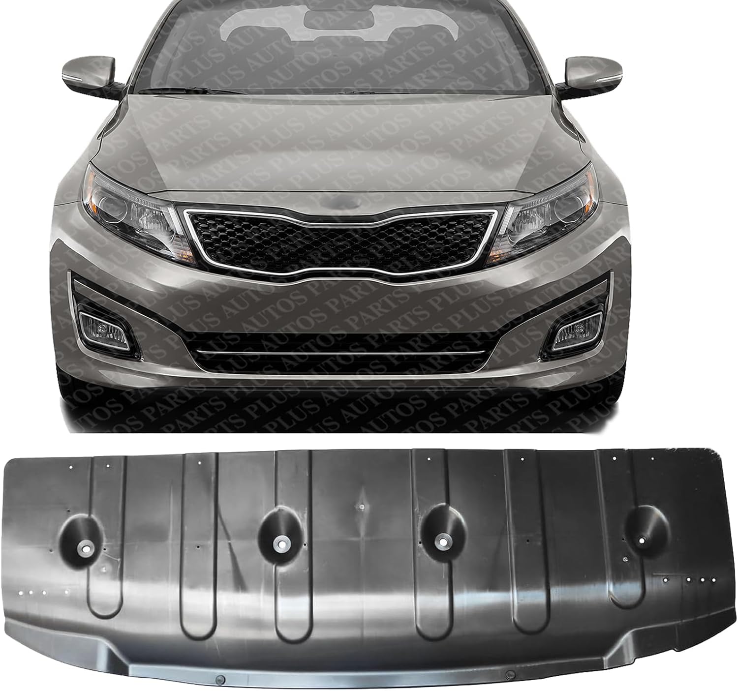 Front Engine Splash Shield Under Cover Direct Replacement Compatible with 2014-2016 Kia Optima KI1228138 291102T200