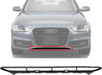 Front Bumper Grille Primed Plastic Direct Replacement Compatible With 2013-2016 Audi A4 / Quattro AU1036107 8K0807683