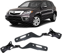 Set of 2 Front Hood Hinge Assembly Steel Left Driver & Right Passenger Side Direct Replacement Compatible with 2005-2012 Honda Odyssey HO1236126 HO1236125 60120SHJA00ZZ 60170SHJA00ZZ