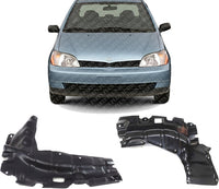 Set of 2 Front Engine Splash Shield Under Cover Left Driver & Right Passenger Side Direct Replacement Compatible with 2000-2005 Toyota Echo / 2004-2006 XA SC1228108 SC1228105