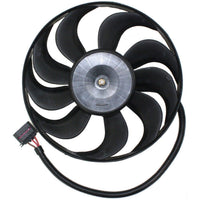 Front A/C Condenser Cooling Fan Assembly Right Passenger Side Direct Replacement Compatible with 1999-2005 Volkswagen Jetta VW3117111 1C0959455C