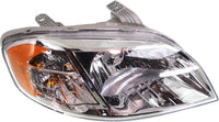 Set Of 2 Head Light Assembly Halogen Right Passenger & Left Driver Side Direct Replacement Compatible With 2007-2011 Chevrolet Aveo 96650525 96650526