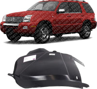 Front Section Fender Liner Extension Left Driver Side Direct Replacement Compatible With 2006-2010 Mercury Mountaineer FO1250139 6L9Z16D073AA