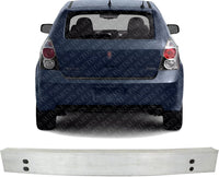 Rear Bumper Impact Bar Reinforcement Aluminum Direct Replacement Compatible With 2009-2010 Pontiac Vibe GM1106675 19183891
