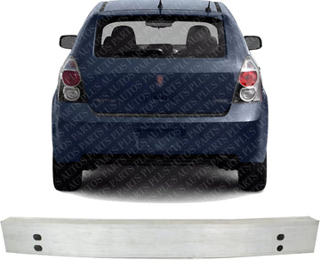 Rear Bumper Impact Bar Reinforcement Aluminum Direct Replacement Compatible With 2009-2010 Pontiac Vibe GM1106675 19183891
