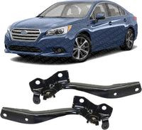 Set of 2 Front Hood Hinge Steel Left Driver & Right Passenger Side Direct Replacement Compatible with 2015-2019 Subaru Legacy/Outback / 2019-2023 Ascent SU1236105 SU1236104