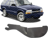 Front Fender Liner Right Passenger Side Direct Replacement Compatible With 1994-2004 Chevrolet S10 / GMC Sonoma GM1251130 15679118