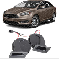 Horn Dual Note Assembly Direct Replacement Compatible With 2012-2018 Ford Focus / 2013-2018 C-Max CM5Z13832A