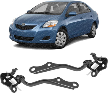 Set of 2 Front Hood Hinge Right Passenger & Left Driver Side Direct Replacement Compatible with 2007-2012 Toyota Yaris TO1236160 TO1236159 5341052240 5342052240