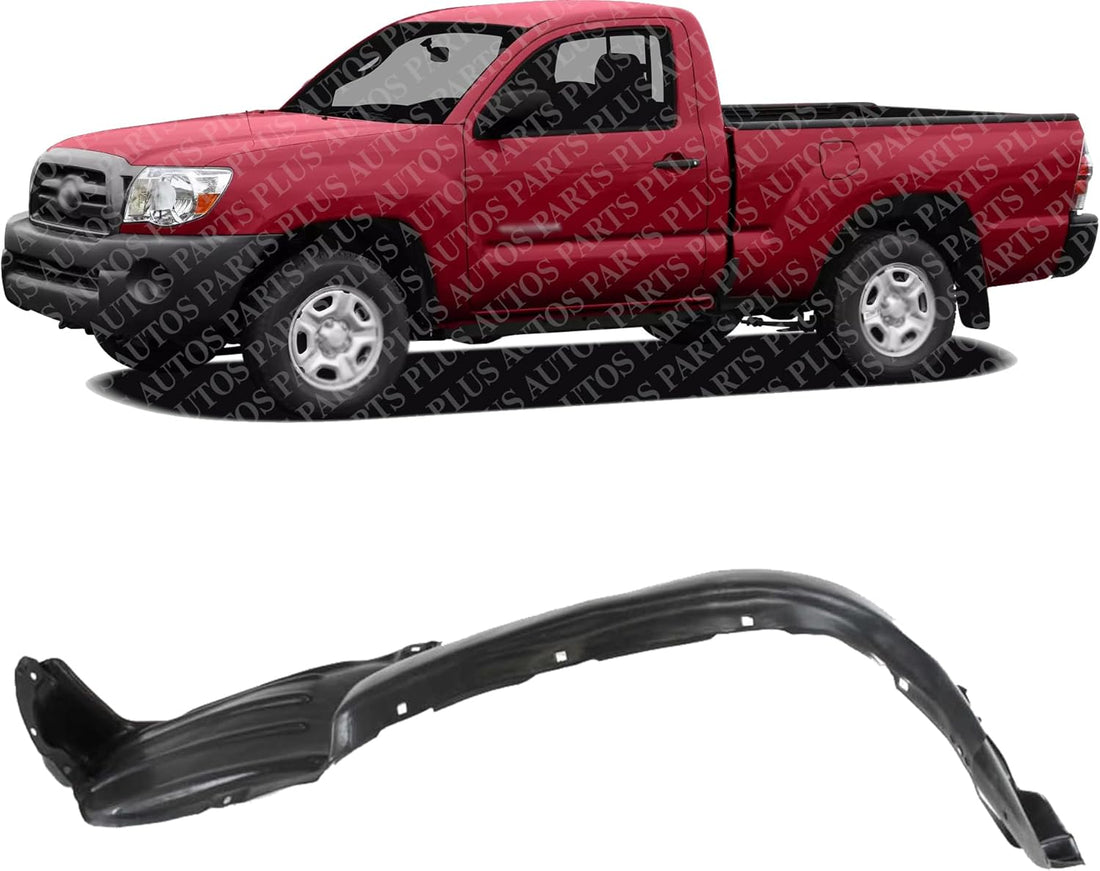 Front Fender Liner Left Driver Side Direct Replacement Compatible With 2005-2011 Toyota Tacoma TO1248134 5387604150