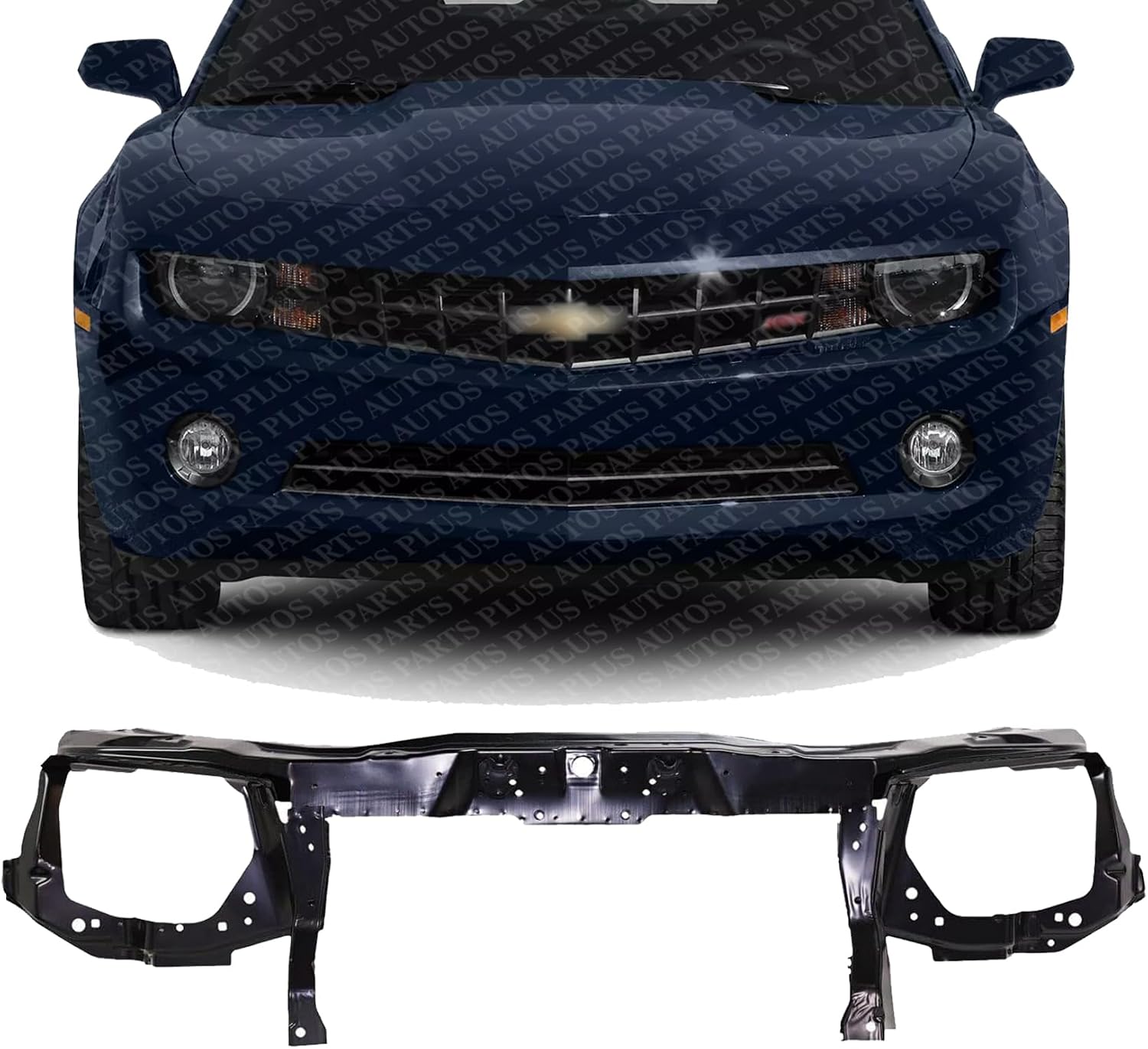 Front Upper Radiator Support Tie Bar Steel Direct Replacement Compatible With 2010-2015 Chevrolet Camaro GM1225284 92247683