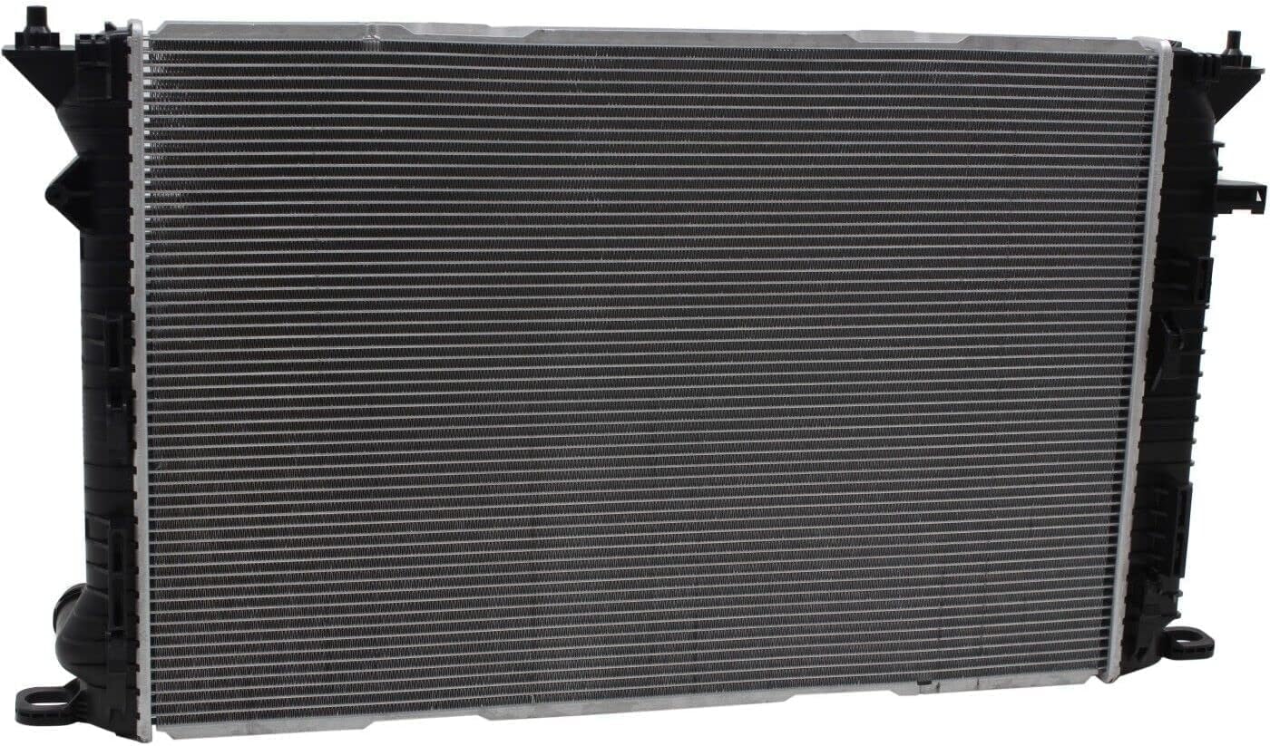 Front Radiator Aluminum Core Direct Replacement Compatible With 2008-2017 Audi Q5 / A5 / 2018 Porsche Macan AU3010147 8K0121251AL