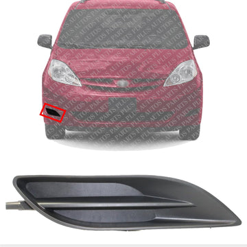 Front Fog Light Cover Right Passenger Side Direct Replacement Compatible With 2006-2010 Toyota Sienna TO1089115 52127AE020