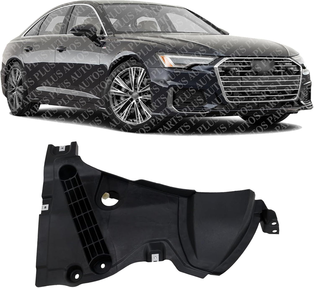 Front Section Fender Liner Right Passenger Side Direct Replacement Compatible With 2019-2023 Audi A6 Quattro AU1251111 4K0853888E